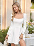 pearl-trim-long-sleeve-mini-dress OhSoStyled - Sophia's Style-2